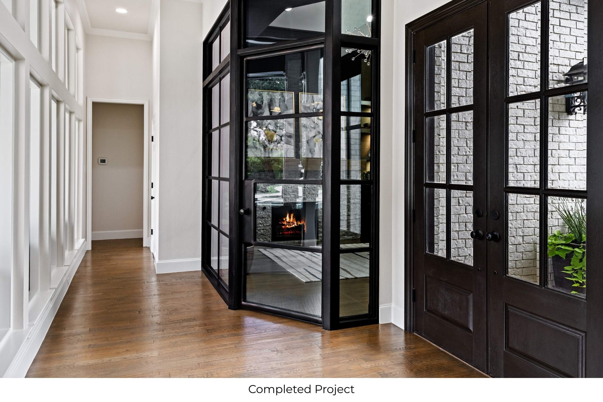 Colleyville, TX home office conversion and powder bath addition