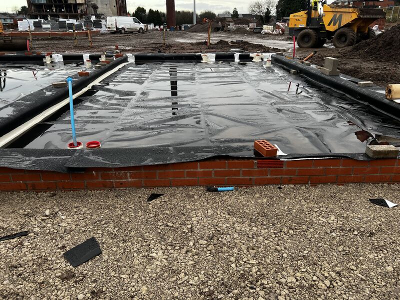 ground gas membrane validation