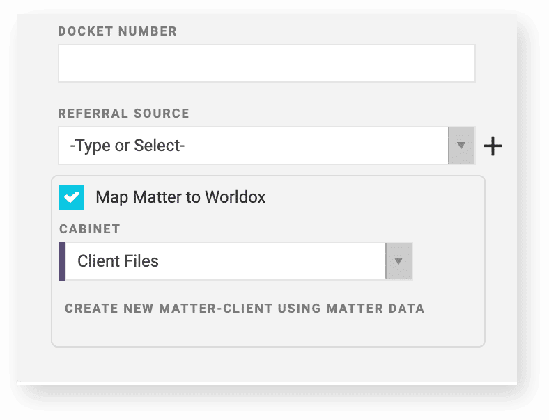 New matter in Worldox