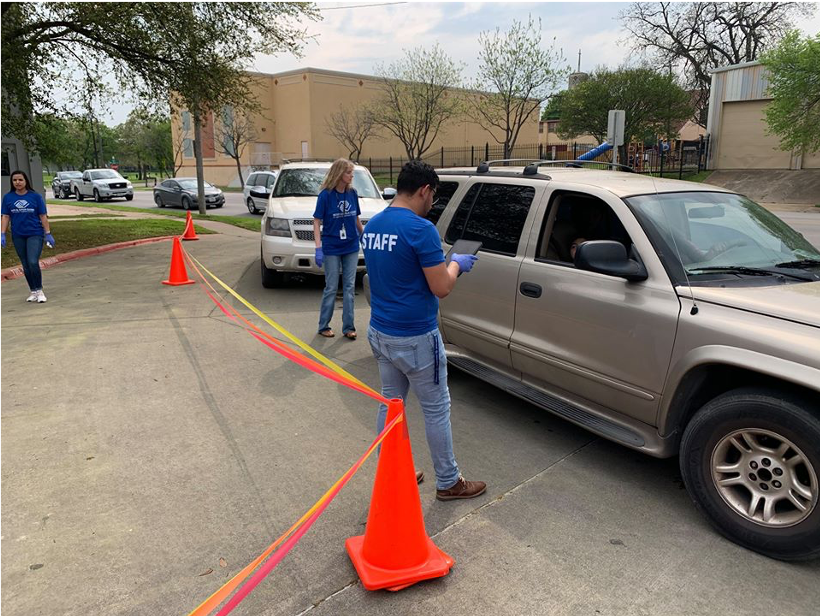 Boys & Girls Clubs of Greater Tarrant County Meal Distribution