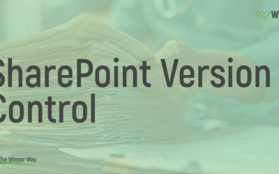 SharePoint Version Control Best Practices