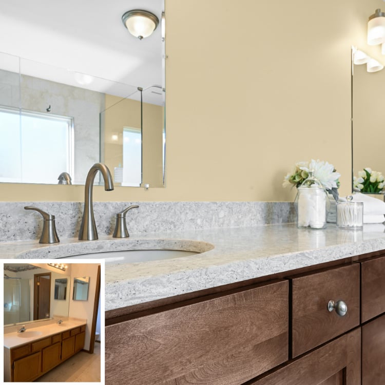 Bright & Modern Master Bathroom Remodel in Aurora