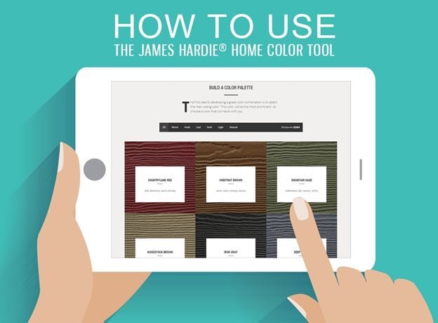 How to Use the James Hardie® Home Color Tool Home