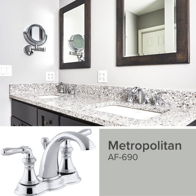 Cool Changes in these Aurora Bathrooms by J&J Construction