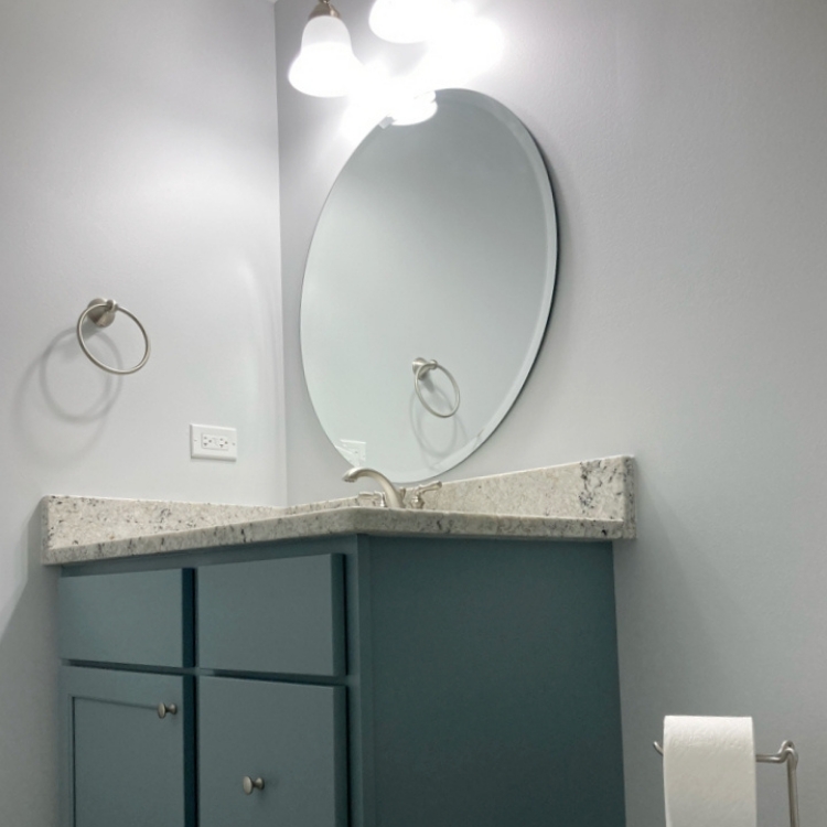 Full Basement Bathroom Addition by J&J Construction