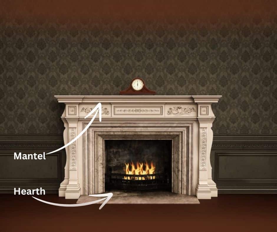 Fireplace hearth recommended maintenance is not extensive
