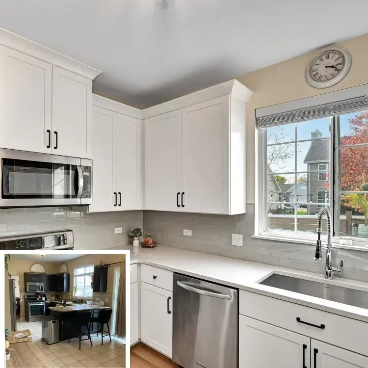 Kitchen Makeover Same Footprint, New Look by J&J Construction