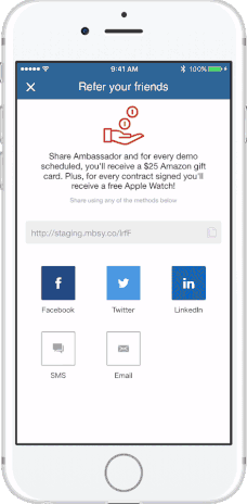 referral marketing examples mobile