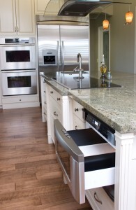 Microwave under counter