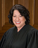 This is a picture of Justice Sonia Sotomayor, wearing a judge's robe