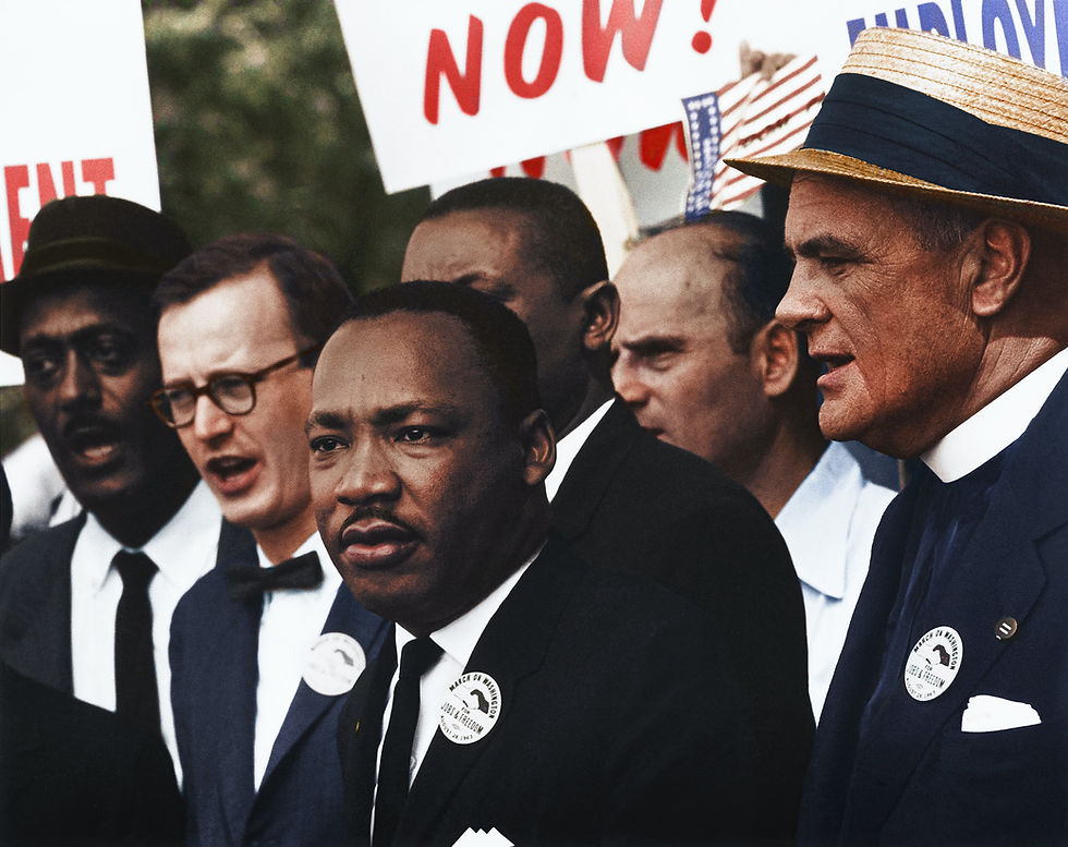 Martin Luther King Jr. during the Civil Rights movement