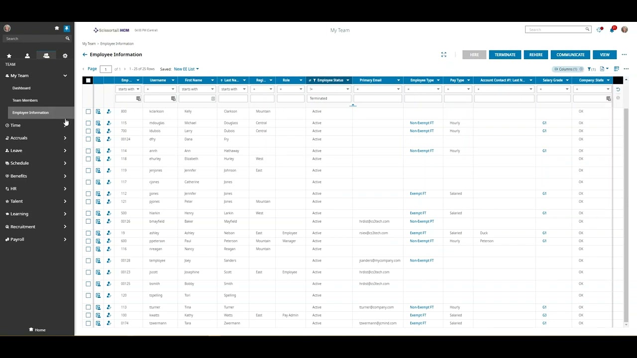 Getting Started with Scissortail HCM: Navigating the System