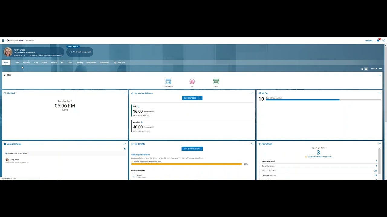 Creating a 401k Earnings Calculation in Scissortail