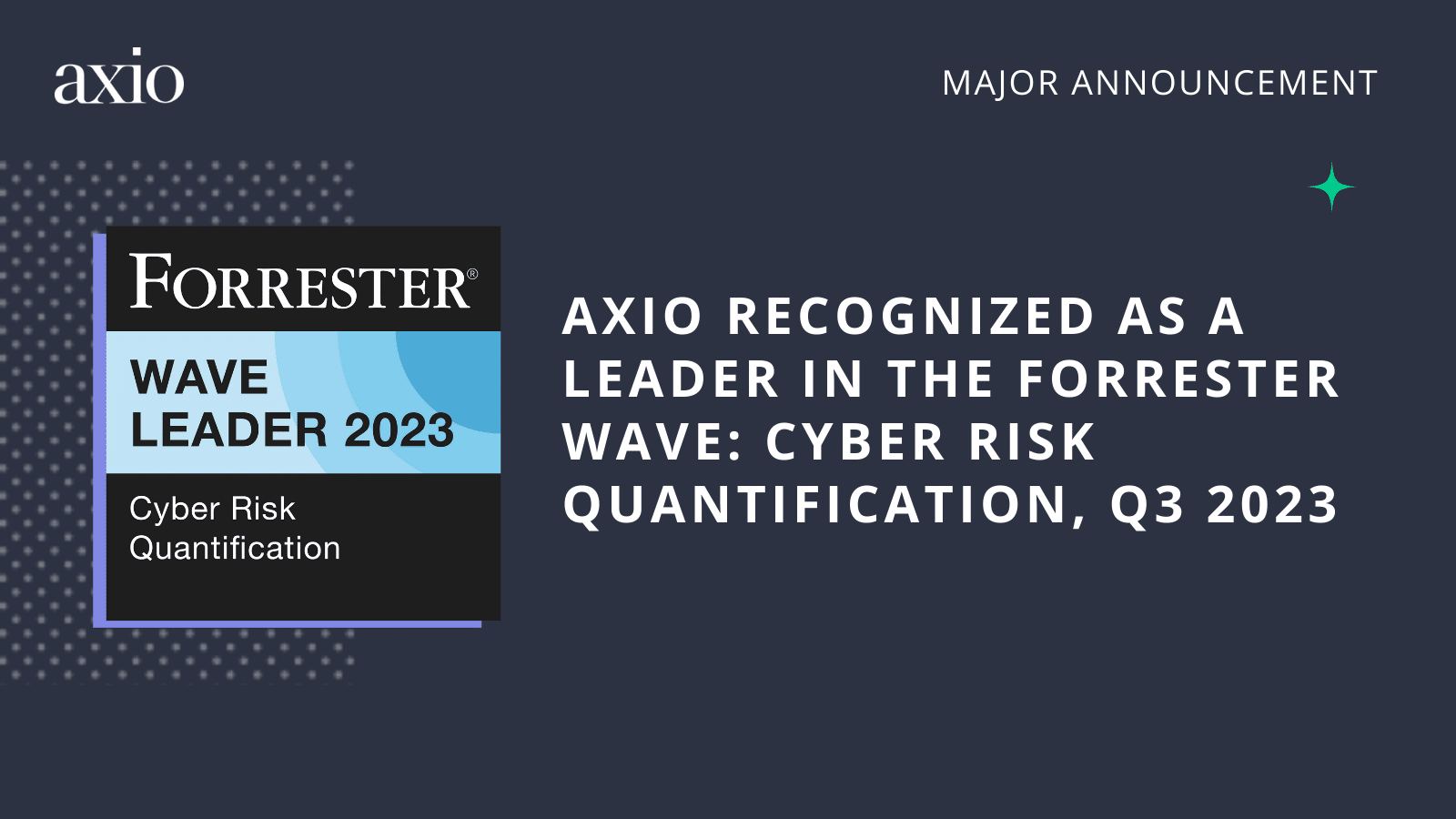 We Take Pride in Being a Leader in the CRQ Forrester Wave