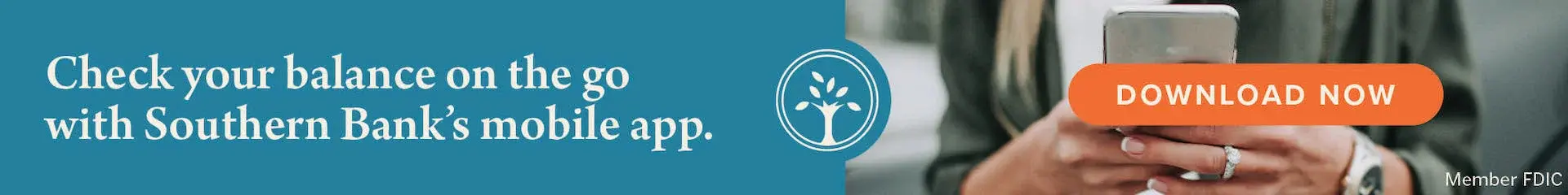 Download the Southern Bank Mobile App