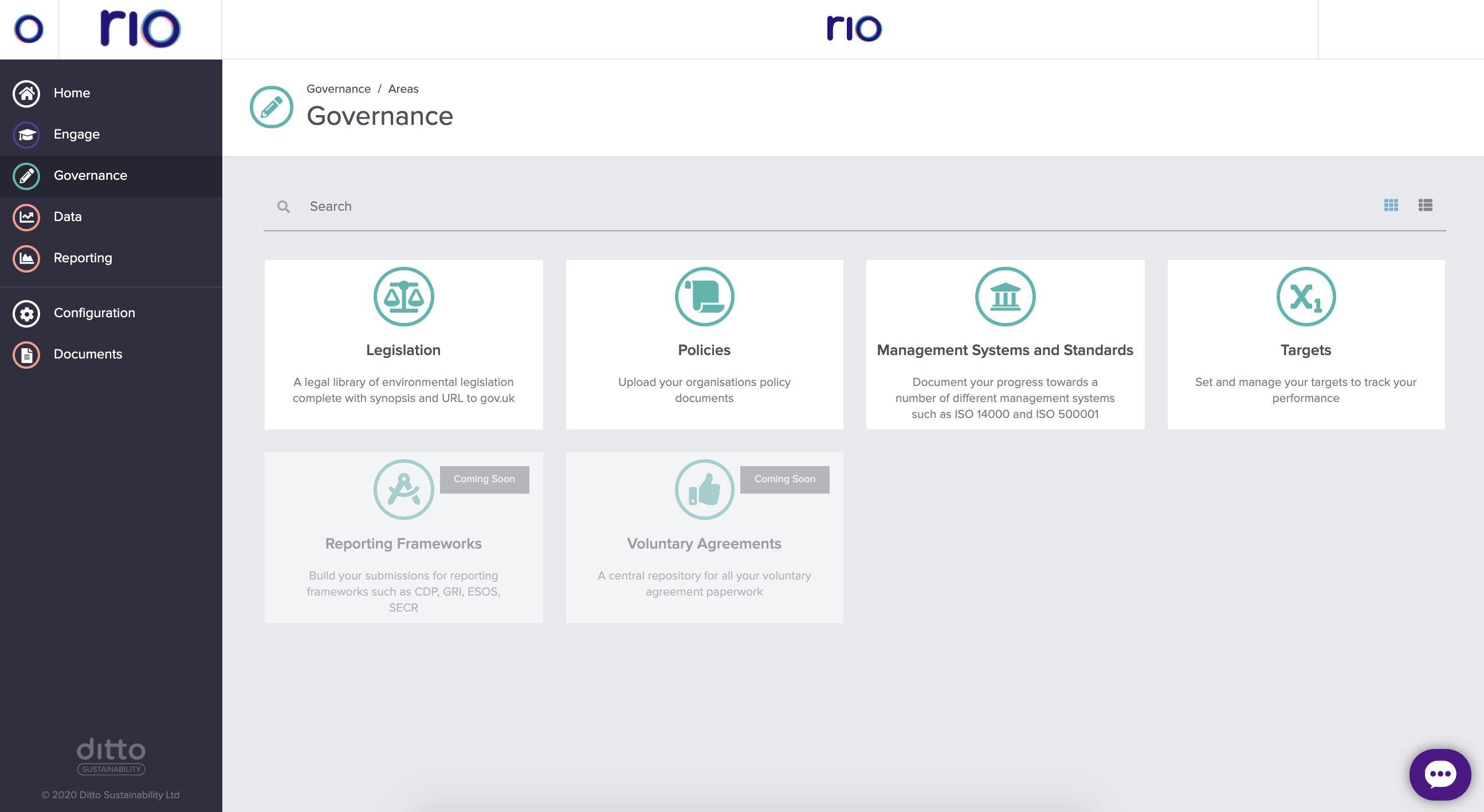 Rio dashboard example