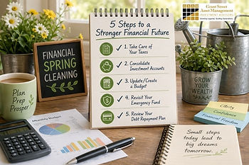 Spring Cleaning for Your Finances: Five Easy Steps