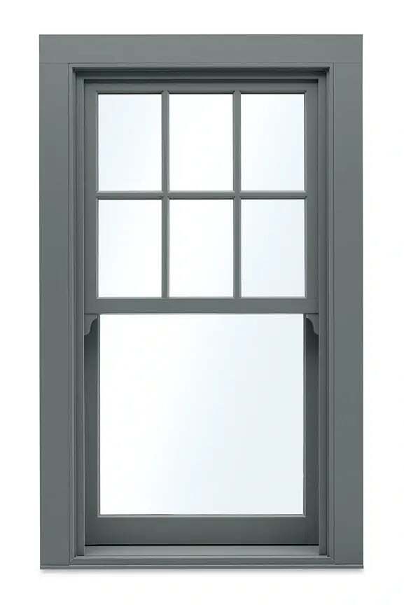 gray-double-hung-window