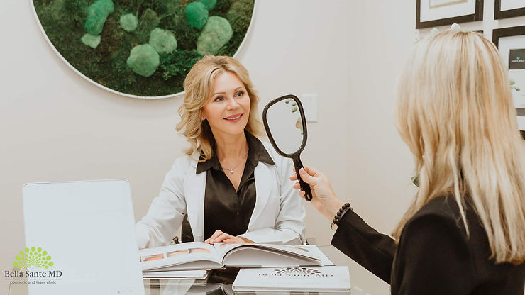 ultherapy before and after at bella sante