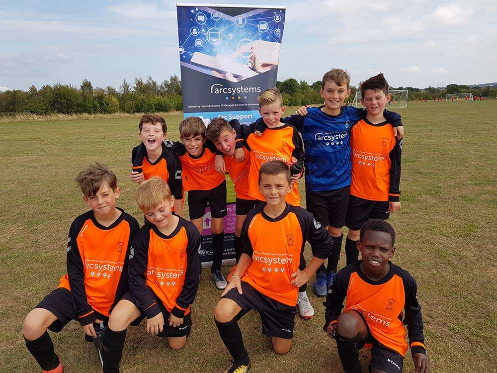 Arc Systems sponsor of Rayleigh Boys FC